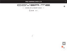 Tablet Screenshot of covermeswim.com